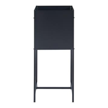 [en.casa] Plantenstandaard Porsgrunn 70x30x30 cm zwart, Verzenden, Nieuw