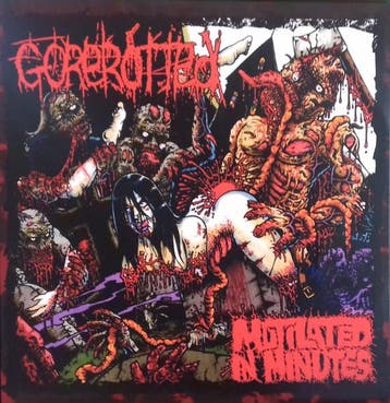 vinyl picture / shape - Gorerotted - Mutilated In Minutes, Verzenden, Zo goed als nieuw
