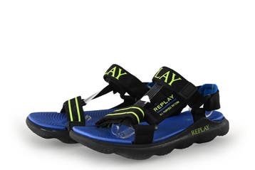 Replay Sandalen Jongens in maat 33 Blauw, Jongen of Meisje, Schoenen, Zo goed als nieuw, Verzenden