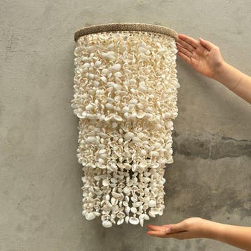 NO RESERVE PRICE - SL21 - Stunning Wall Lamp of Shell, Antiek en Kunst