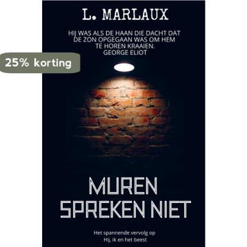 Muren spreken niet - L. Marlaux 9789403668710, Boeken, Verzenden, Zo goed als nieuw, L. Marlaux