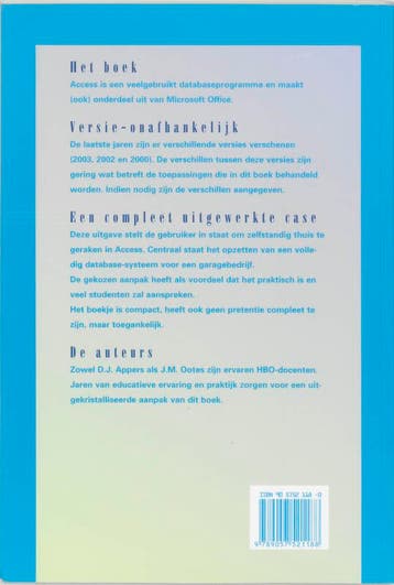 Access in de praktijk 9789057521188 D.J. Appers, Boeken, Verzenden, Gelezen, D.J. Appers