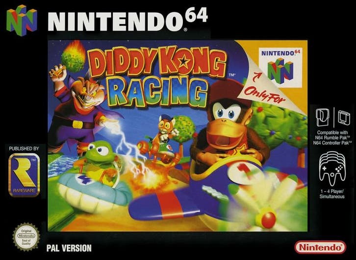 Diddy Kong Racing (Nintendo 64), Spelcomputers en Games, Games | Nintendo 64, Gebruikt, Verzenden