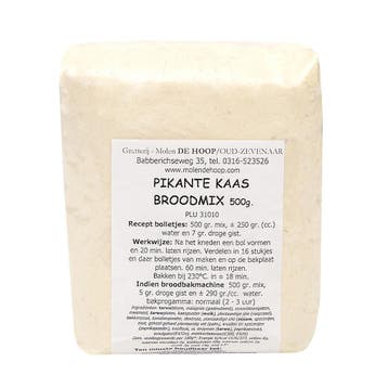 Molen de Hoop Pikante Kaas Broodmix 500gr, Verzenden, Nieuw