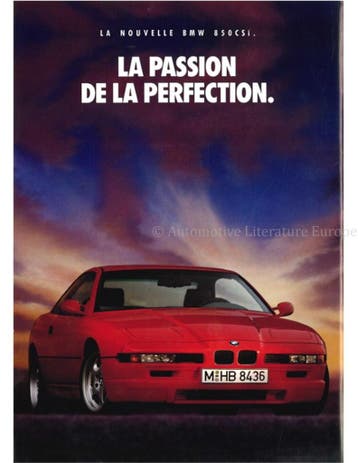 1992 BMW 8 SERIES BROCHURE FRANS, Nieuw, BMW, Author
