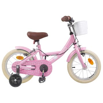 vidaXL Kinderfiets 14 Inch voor 3-5 jaar oud Lichtroze, Verzenden, Nieuw