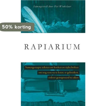 Rapiarium - Piet Winkelaar 9789088506550, Verzenden, Zo goed als nieuw, Piet Winkelaar