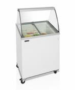 Witte compacte vriezer voor schepijs HorecaTraders, Verzenden, Nieuw in verpakking