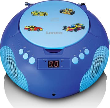 Draagbare Radio CD speler - FM Radio - Blauw - SCD-620BU - L, Verzenden, Zo goed als nieuw