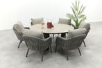 Taste Cannes/Donato 6-persoons ronde low dining tuinset Ø160, Verzenden, Nieuw, Overige materialen, Tuinset