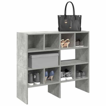 vidaXL Schoenenrekken 2 st stapelbaar 89,5x30x40 cm, Verzenden, Nieuw