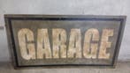 Insgena jaren 60 (Stijl) GARAGE - Reclamebord - IJzer