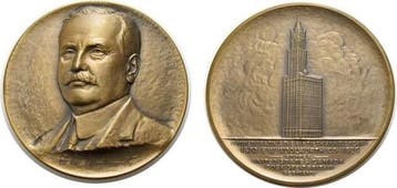 Bronze-medaille 1929 Industrie, Handel, Gewerbe en Handwe..., Verzenden