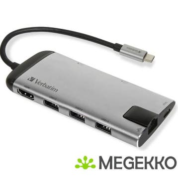 Verbatim 49142 USB-C Multiport Adapter Travel Dock, Verzenden, Nieuw, Verbatim