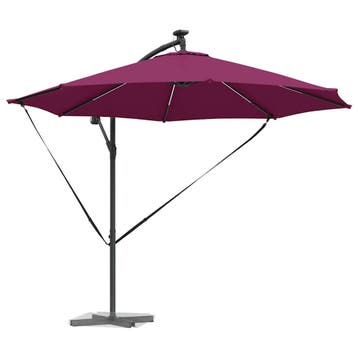 vidaXL Parasol 294 x 294 x 248 cm Polyester en Aluminium, Verzenden, Nieuw, 2 tot 3 meter