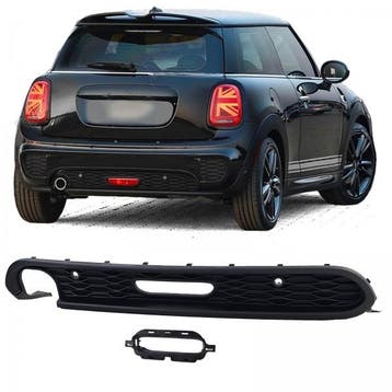 Diffusor Mini Cooper One D F55 F56 F57 14-20 JCW Bumper, Ophalen of Verzenden, Nieuw
