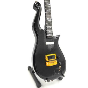 Miniatuur replica Cloud gitaar Zwart - Prince, Ophalen of Verzenden, Nieuw, Pop, Beeldje of Miniatuur