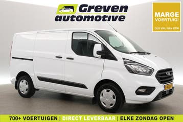 Ford Transit Custom 2.0 TDCI L1H1, Stof, Gebruikt, Euro 6, Wit