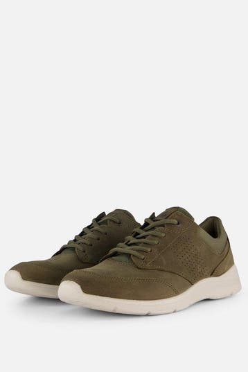 Ecco Irving Sneakers bruin Leer - Maat 40 (Herenschoenen), Verzenden, Nieuw