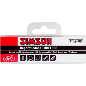 Simson Tubeless reparatiedoos rood met pleisters, blauwe..., Ophalen of Verzenden, Nieuw, Band