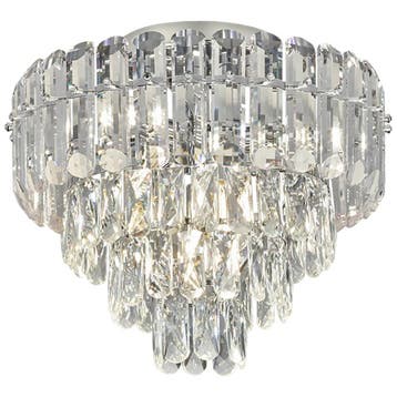 LED Plafondlamp - Trio Select Malizia - 7 Lichtpunten -, Huis en Inrichting, Ophalen of Verzenden, Nieuw, Metaal, Overige fittingen