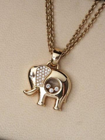 Chopard - Ketting met hanger - Happy Diamonds - 18 karaat