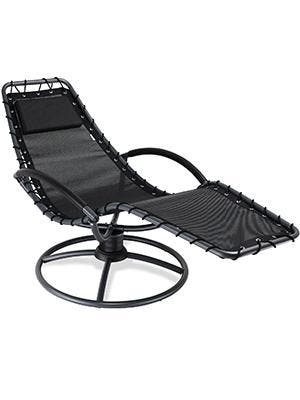 Relax Lounger Eve Antraciet met schommelfunctie, Verzenden, Nieuw