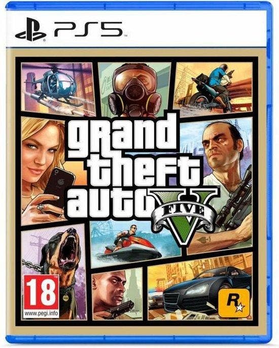 Playstation 5 Grand Theft Auto V, Spelcomputers en Games, Games | Sony PlayStation 5, Zo goed als nieuw, Verzenden