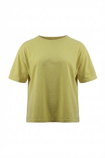 American Vintage T-shirt in maat S Geel, Kleding | Dames, American Vintage, Verzenden, Gedragen, Geel
