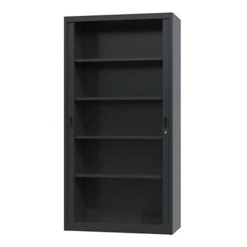 Nieuwe roldeurkast - 195x100x45cm - archiefkast - zwart, Huis en Inrichting, Kasten | Roldeurkasten en Archiefkasten, Nieuw, Metaal