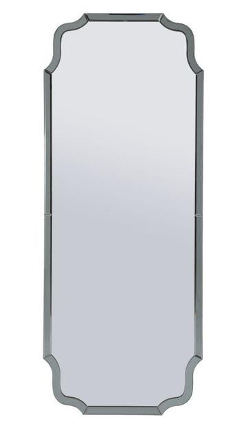 WANDSPIEGEL ISTANBUL GRIJS CM 60X2X150 ( BINNENSPIEGEL, Huis en Inrichting, Woonaccessoires | Spiegels, Ophalen of Verzenden, Nieuw