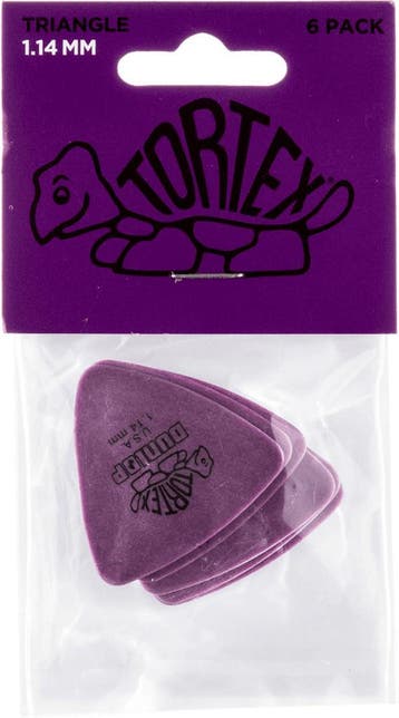 Jim Dunlop 431P114 Tortex bas plectrum 1.14 mm 6-pack, Muziek en Instrumenten, Instrumenten | Toebehoren, Ophalen of Verzenden