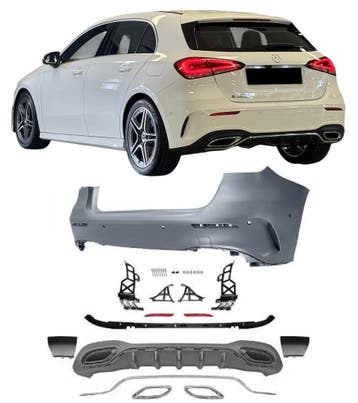 Achterbumper | geschikt voor Mercedes-Benz | A-klasse W177 2, Verzenden, Nieuw, Mercedes-Benz