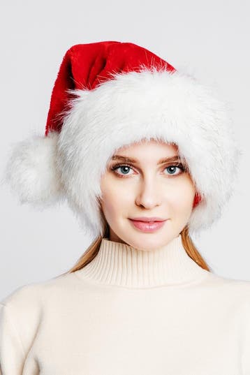 Luxe Kerstmuts Rood Bont Wit Nepbont Kerstman Warme Grote Ke, Ophalen of Verzenden, Nieuw