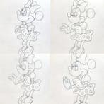 Minnie Mouse : Set van 4 originele animatietekeningen voor, Nieuw in verpakking