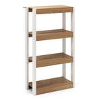 LIVSK Boekenkast - Duurzaam Hout - 4 Planken - Kantelbeveili, Boeken, Verzenden, Nieuw