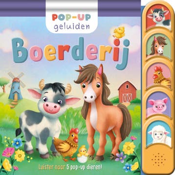 Boek: Boerderij – Pop-up geluiden - (als nieuw), Boeken, Verzenden, Zo goed als nieuw