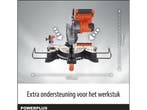 POWERPLUS POWDP2560 - Verstekzaag 20V - Telescopisch 210mm -, Verzenden, Zo goed als nieuw, Powerplus