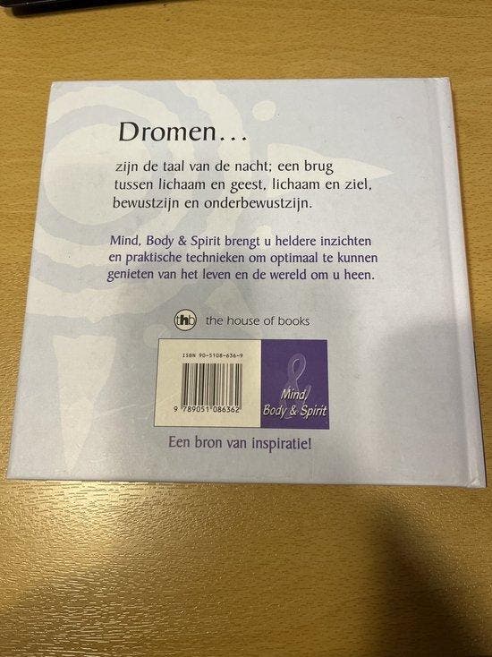 MIND BODY & SPIRIT DROMEN 9789051086362 S. HOLBECHE, Boeken, Esoterie en Spiritualiteit, Gelezen, Verzenden