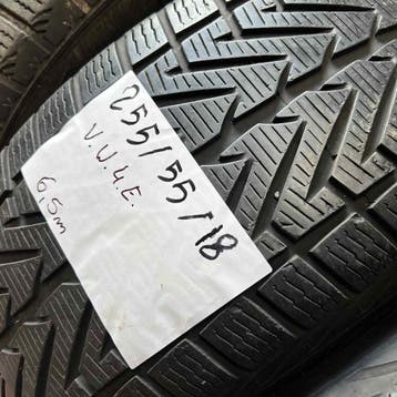 2 x Vredestein 255-55-18 Winterbanden 6,5mm, 18 inch, Gebruikt, 255 mm, Band(en)