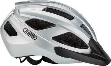 ABUS Macator Fietshelm L 58-62cm - Zilver, Ophalen of Verzenden, Nieuw, Abus