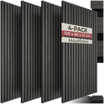 Akoestische panelen Sonic Wall houtlook - zwarte eik, Verzenden, Nieuw
