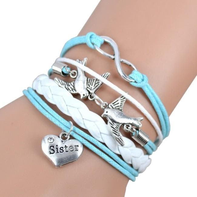 Fako Bijoux - Multi Armband - Infinity Vogels Sister -, Sieraden, Tassen en Uiterlijk, Armbanden, Verzenden