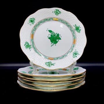 Herend - Exquisite Set of 6 Appetizers Plates (19 cm) -