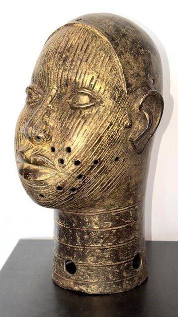 sculptuur, Sculpture, Tête Ifé Yoruba - 35 cm - - 35 cm -