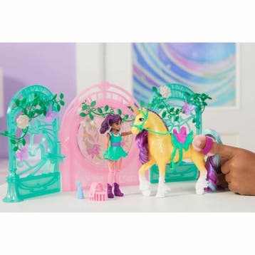 Unicorn Academy Ava &amp; Leaf Stall - Magische speelset, Ophalen of Verzenden, Nieuw