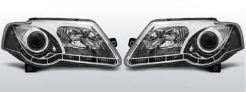 Koplampen Devil Eyes Real DRL | geschikt voor Volkswagen Pas, Verzenden
