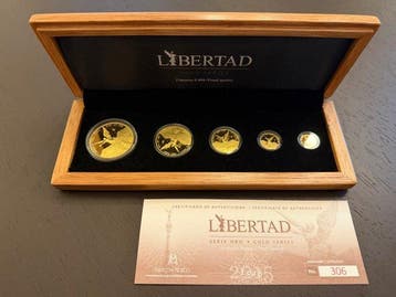 Mexico. 2015, Libertad Gold Serie, Box & COA, Banco de