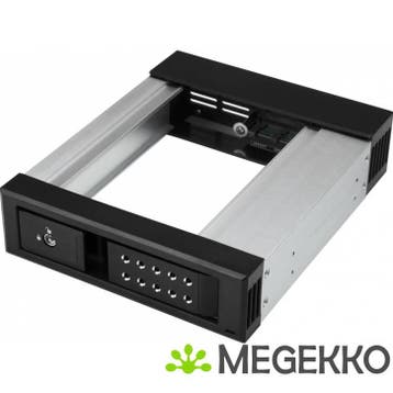 StarTech.com HSB1SATSASBA 5.25  Carrier panel Zwart drive, Verzenden, Nieuw, Startech