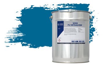 Wixx PU Metaalverf RAL 5017 | Verkeersblauw 2.5L, Doe-het-zelf en Verbouw, Verf, Beits en Lak, Nieuw, Verf, Minder dan 5 liter
